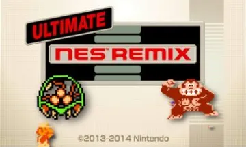 Ultimate NES Remix (USA) screen shot title